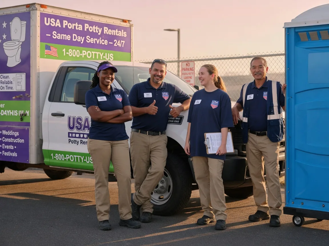 Porta Potty Rental company in Flat Rock, IN